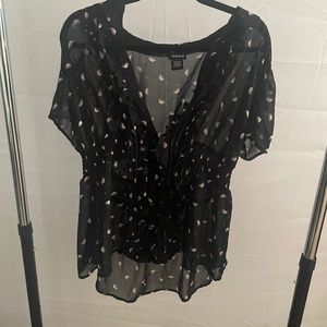 Torrid button down cute top